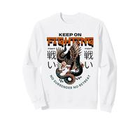 Keep On Fighting (Fighter Statement) (Eagle Graphic) Sweatshirt