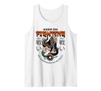 Keep On Fighting (Fighter Statement) (Eagle Graphic) Tank Top