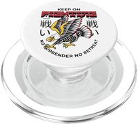 Keep On Fighting - No Surrender No Retreat (Eagle Graphic) PopSockets PopGrip for MagSafe
