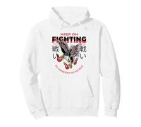Keep On Fighting - No Surrender No Retreat (Eagle Graphic) Pullover Hoodie