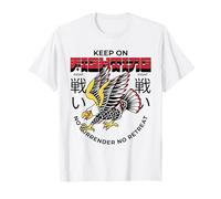 Keep On Fighting - No Surrender No Retreat (Eagle Graphic) T-Shirt