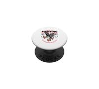 Keep On Fighting No Surrender No Retreat (Fighter Statement) PopSockets Adhesive PopGrip