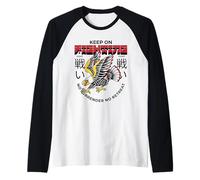 Keep On Fighting No Surrender No Retreat (Fighter Statement) Raglan Baseball Tee
