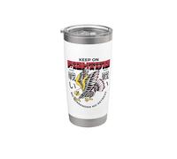 Keep On Fighting No Surrender No Retreat (Fighter Statement) Stainless Steel Insulated Tumbler
