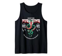 Keep On Fighting No Surrender No Retreat Fighter Statement Tank Top