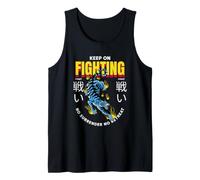Keep On Fighting No Surrender No Retreat Fighter Statement Tank Top