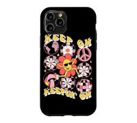 Keep On Keepin’ On Retro Daisy Graphic Case for iPhone 11 Pro