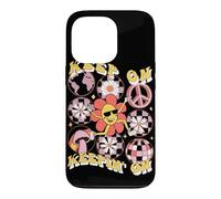 Keep On Keepin’ On Retro Daisy Graphic Case for iPhone 13 Pro