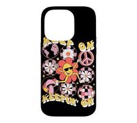 Keep On Keepin’ On Retro Daisy Graphic Case for iPhone 14 Pro