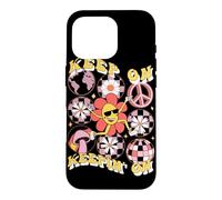 Keep On Keepin’ On Retro Daisy Graphic Case for iPhone 16 Pro