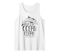 Keep Our Ocean Clean Plastic Sea Pollution Conservation Tank Top