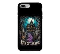 Keep Out or Else Haunted Gothic Mansion Halloween Case for iPhone 7 Plus/8 Plus