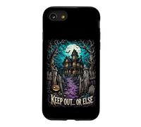 Keep Out or Else Haunted Gothic Mansion Halloween Case for iPhone SE (2020) / 7/8