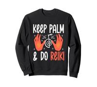 Keep Palm And Do Reiki Hands Spiritual Energy Healing Sweatshirt