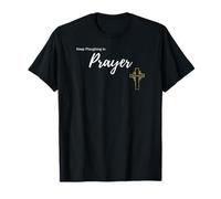 Keep Ploughing in Prayer Cross Bible Christian Scripture T-Shirt