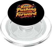 Keep Pushing Forward Vibrant Retro PopSockets PopGrip for MagSafe