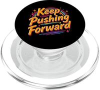 Keep Pushing Forward Vibrant Retro PopSockets PopGrip for MagSafe