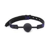 Keep Quiet' Silicone Ball Gag (Black)