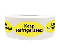 Keep Refrigerated Stickers,0.75 x 1.5 Inches Keep Refrigerated Labels for Pharmacy, Drug Stores, Warning Labels, and Health clinics(500 pcs）