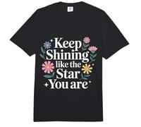 Keep Shining Like The Star You are Optimism Mindset |- Comfort Colors Adult Heavyweight T-Shirt