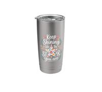 Keep Shining Like The Star You are Optimism Mindset - Stainless Steel Insulated Tumbler