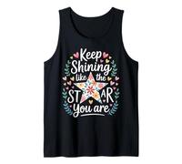 Keep Shining Like The Star You are Optimism Mindset - Tank Top
