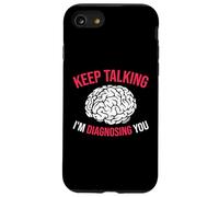 Keep Talking I’m Diagnosing You White Brain Case for iPhone SE (2020) / 7 / 8