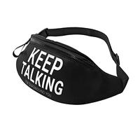 Keep Talking I'm Diagnosing You Waist Bag Men's and Women's Adjustable Travel Chest Pack Outdoor Running Waist Bag