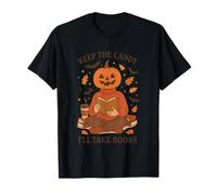 Keep The Candy I'll Take Books Halloween T-Shirt