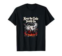 Keep The Code and Debug On Kettle Bug Humor T-Shirt