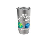 Keep The Earth Clean It's Not Uranus Environmentalist Gift Stainless Steel Insulated Tumbler