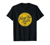 Keep The Faith Cross Christian Bold Prayer Warrior T-Shirt