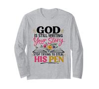 Keep the Faith God Has a Plan Journey Move Mountains Long Sleeve T-Shirt