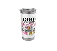 Keep the Faith God Has a Plan Journey Move Mountains Stainless Steel Insulated Tumbler