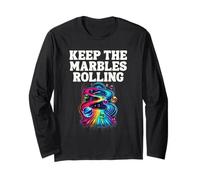 Keep The Marbles Rolling Design Marble Track Racing Expert Long Sleeve T-Shirt