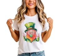 Keep The Peace and Get Your Green On Womens T-Shirt Leprechaun Irish Celebration St Patricks Day Gift for Her 2XL (22-24)