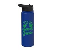 Keep the Planet Green Nature Planet Earth Stainless Steel Insulated Water Bottle