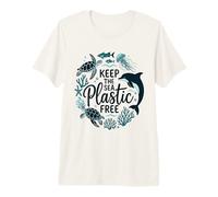 Keep The Sea Plastic Free Earth Day Premium T-Shirt