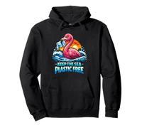 Keep The Sea Plastic Free Earth Day Pullover Hoodie