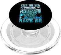 Keep The Sea Plastic Free Ocean Clean Plastic Pollution PopSockets PopGrip for MagSafe