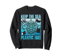 Keep The Sea Plastic Free Ocean Clean Plastic Pollution Sweatshirt