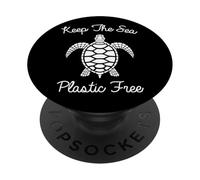 Keep The Sea Plastic Free Save A Turtle Earth Environmental PopSockets Adhesive PopGrip