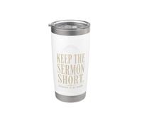 Keep The Sermon Short Kickoff At Noon Stainless Steel Insulated Tumbler