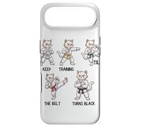Keep Training Till The Belt Turns Black Taekwondo Cat Case for iPhone Air
