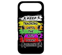 Keep Training Until The Belt Turns Black Retro Karate Case for iPhone Air