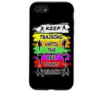 Keep Training Until The Belt Turns Black Retro Karate Case for iPhone SE (2020) / 7/8