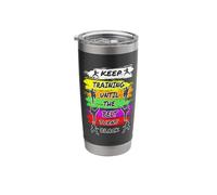Keep Training Until The Belt Turns Black Retro Karate Stainless Steel Insulated Tumbler