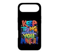 Keep Trying Until You Make It Motivation Mantra Case for iPhone Air