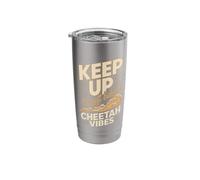 Keep Up Or Get Behind Cheetah Vibes Speed Stainless Steel Insulated Tumbler