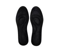 Keep Warm Fleece Insole Thicken Soft for Shoes Thicken Soft Massage Pad Cashmere Winter Thermal Insoles Man Woman Insole Insert(Black,EU43-44(270mm))